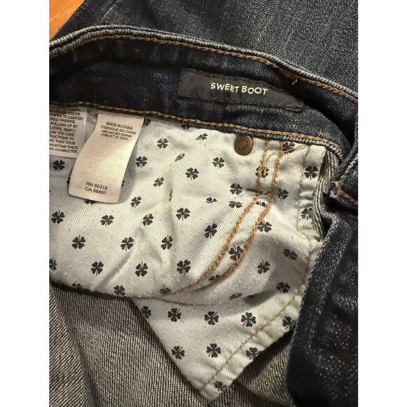 Lucky Brand Jeans Womens Size 14/32 Ankle Dark Wash Sweet Boot Denim - Picture 6 of 8